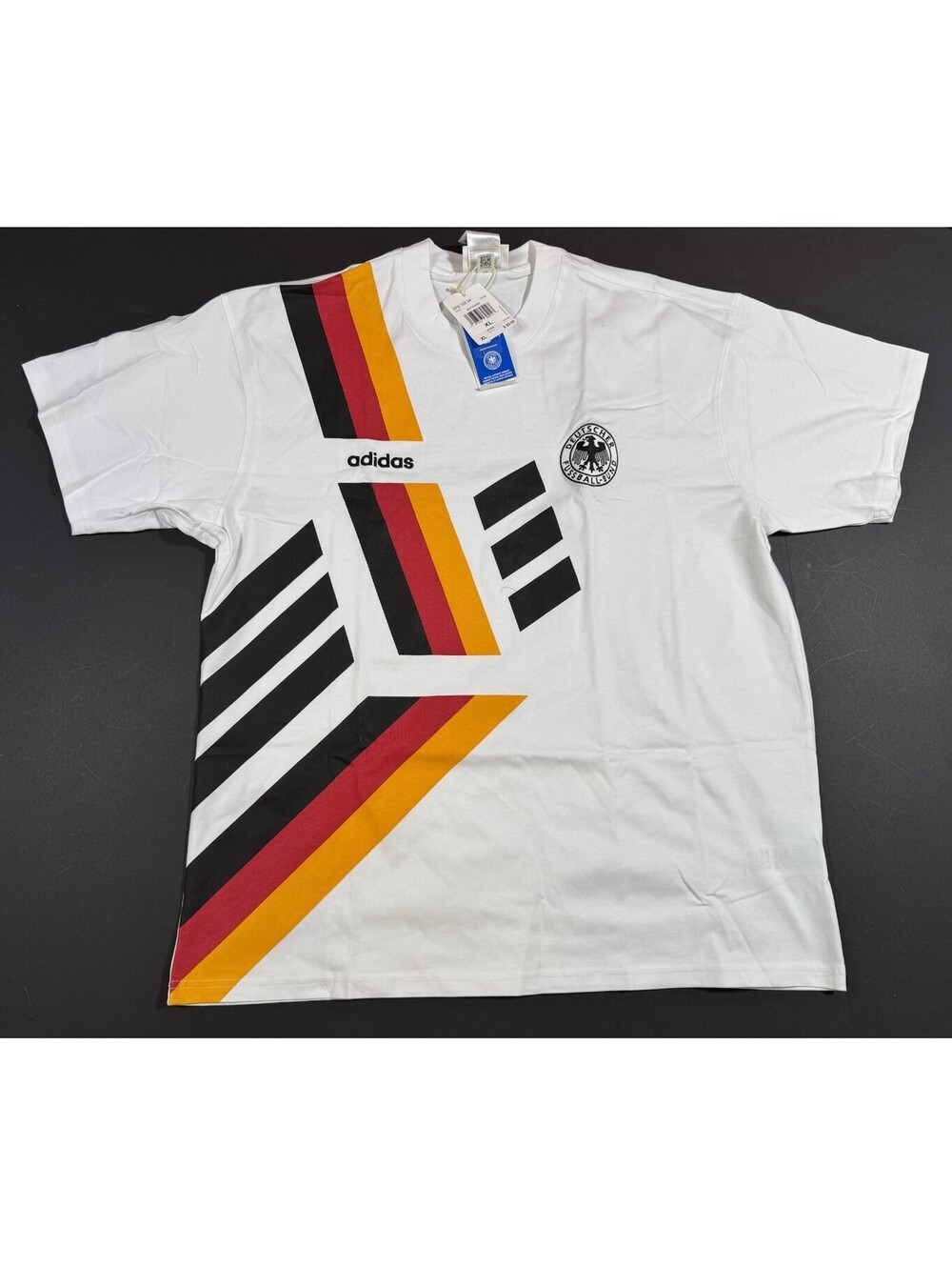 adidas Germany 1994 World Cup Reissue Soccer Jersey T Shirt DFB Mens Size XL NWT
